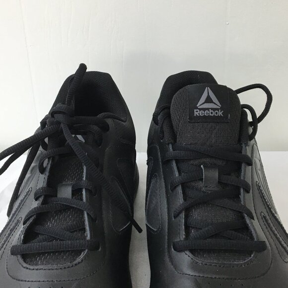 Reebok Mens Walk Ultra DMX Max Black Lace Up Sneaker Size 13 EXCELLENT Condition - Picture 9 of 10